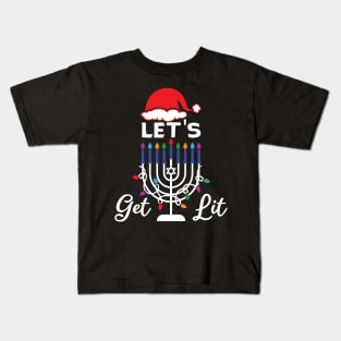 Hanukkah candles funny christmas Kids T-Shirt